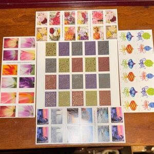 Colorful Assorted Postage Stamps